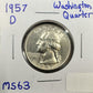 1957 D Washington Quarter - Mint State