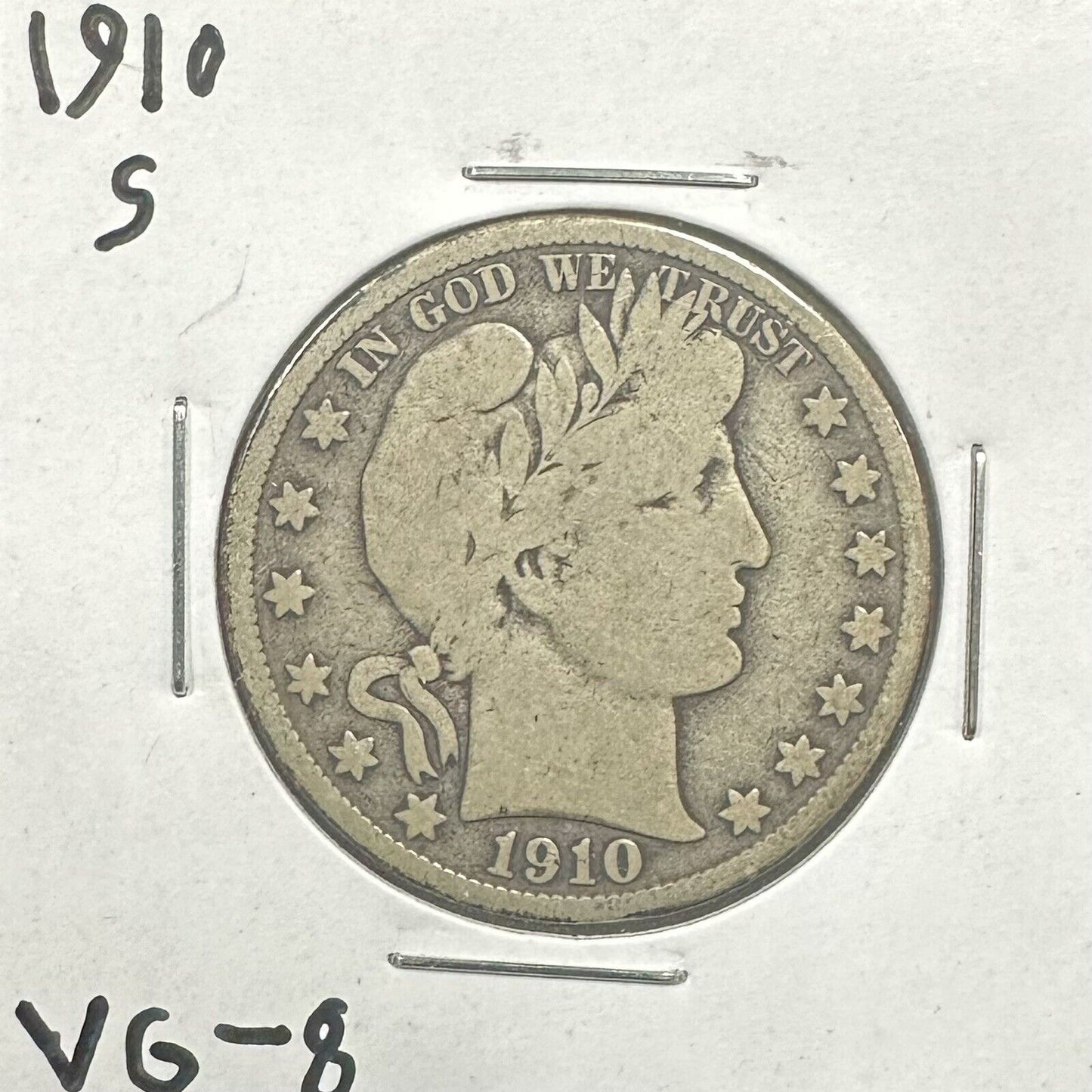 1910 S Barber Half - Very Good