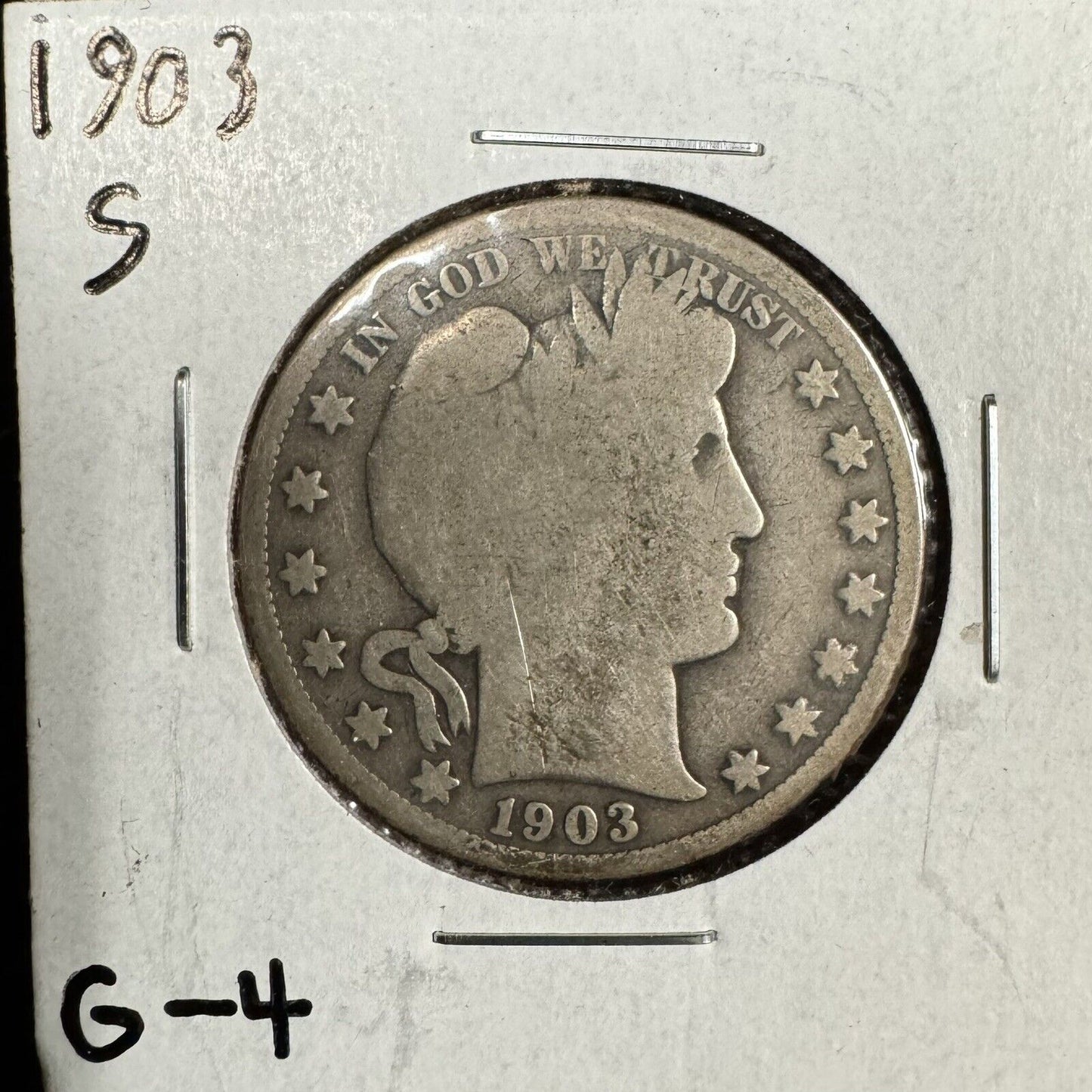 1903 S Barber Half Dollar - Good