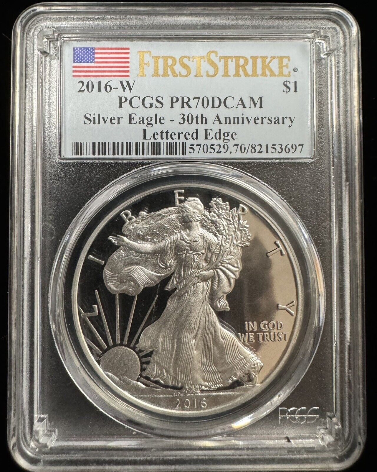 2016 W Silver Eagle PCGS - PF70 DCAM