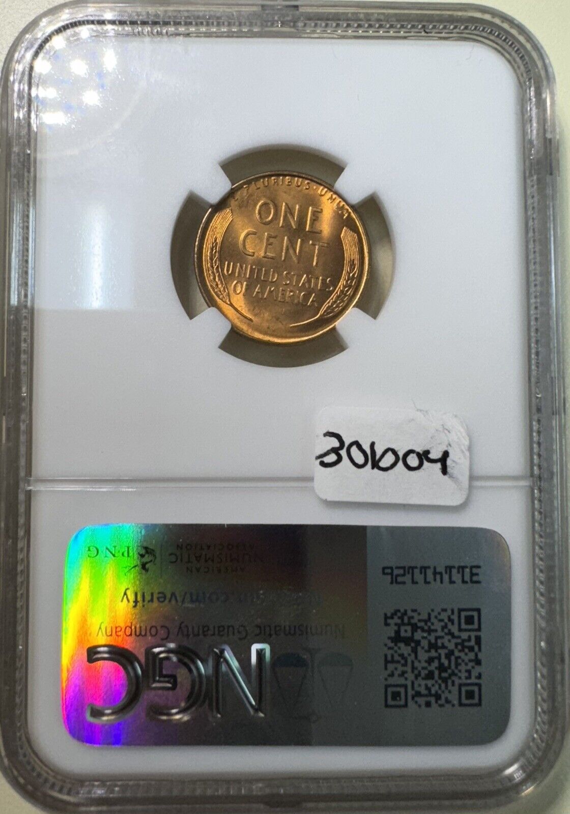 1936 Wheat Cent NGC - MS66 RD ( 301004 )