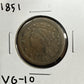 1851 Large Cent - Very Good ( 300865 )