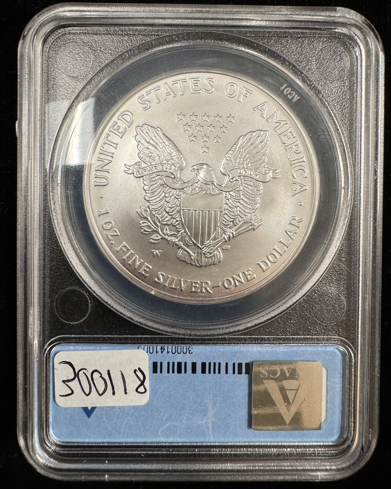 2007 W Silver Eagle ANACS - SP70