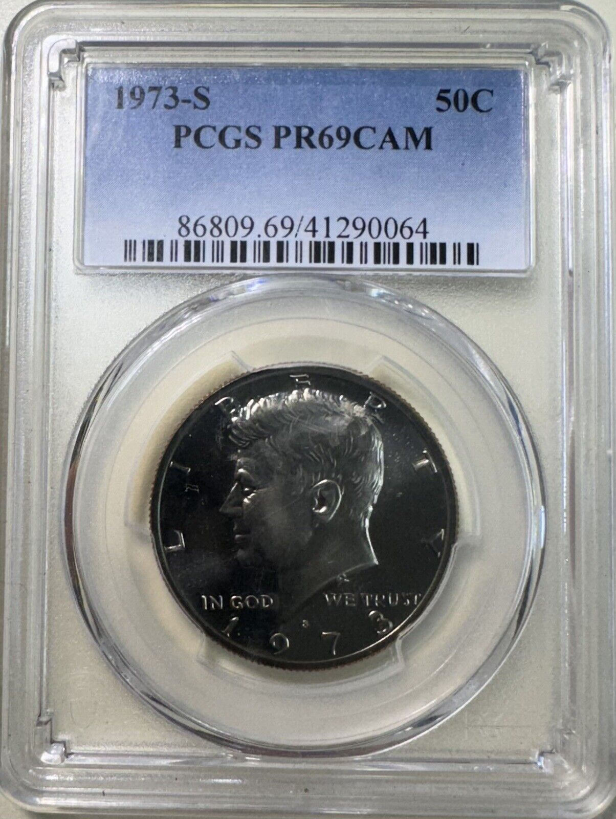 1973 S Kennedy Half Dollar PCGS - PR69 ( 300981 )