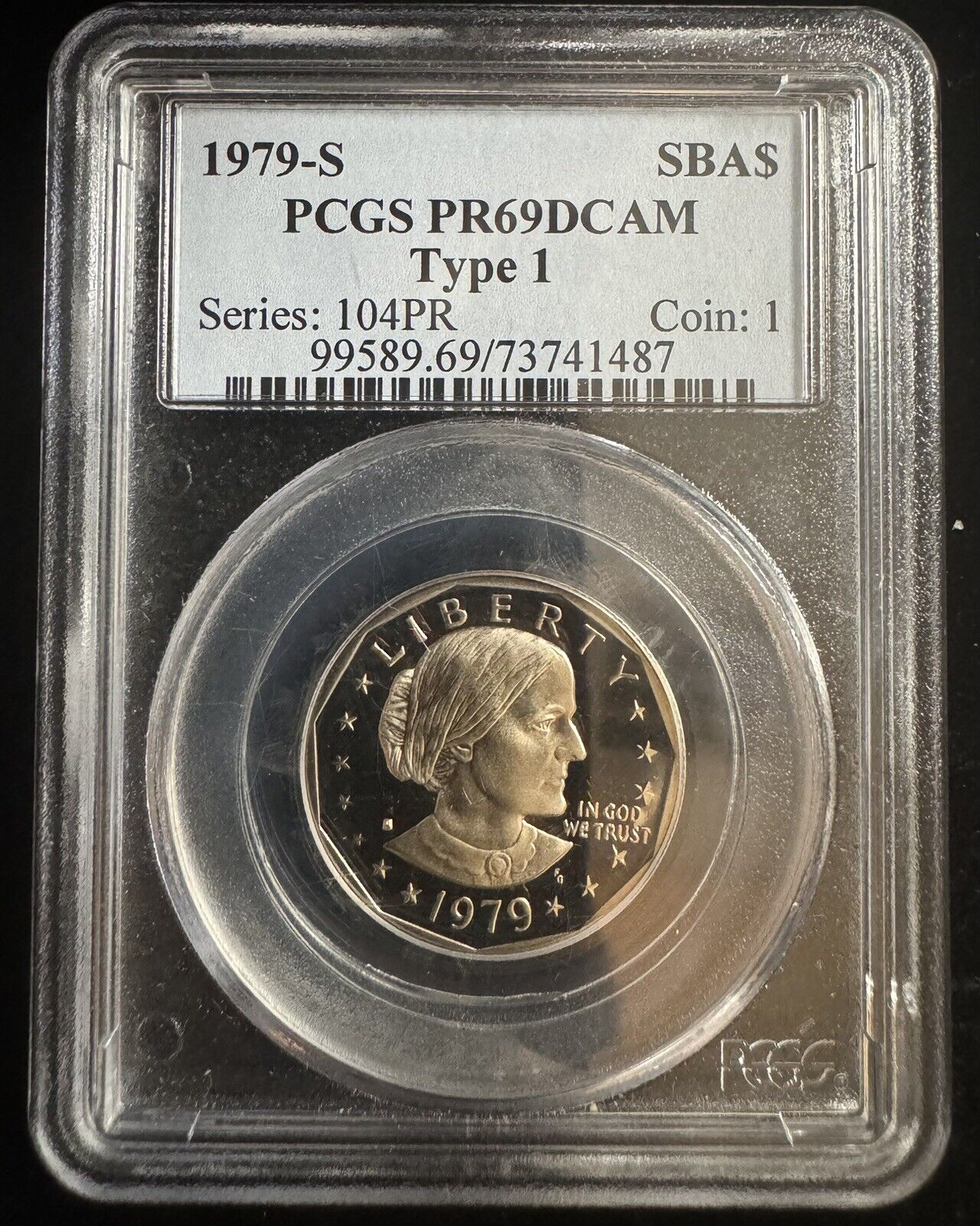 1979 S Susan B Anthony Type 1 PCGS - PR69 DCAM 