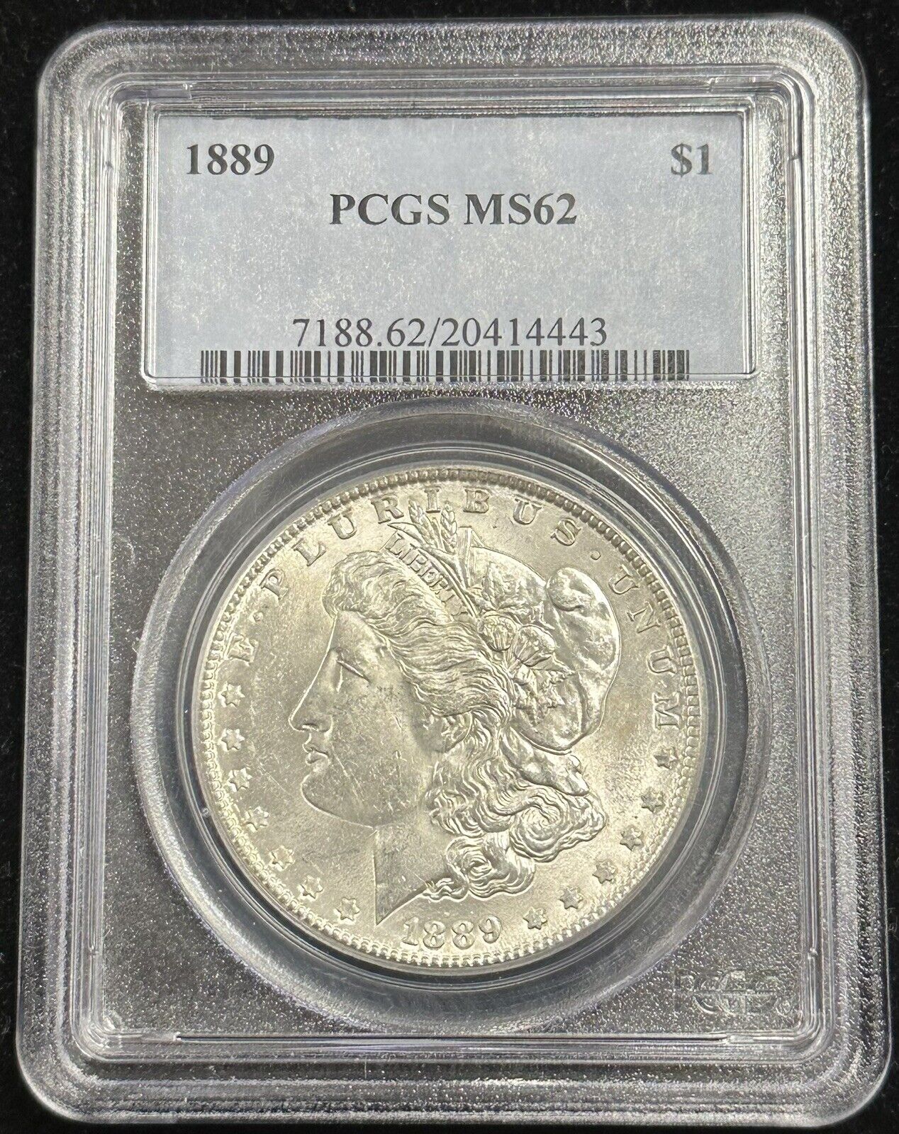 1889 Morgan Silver Dollar PCGS MS62 ( 301072 )