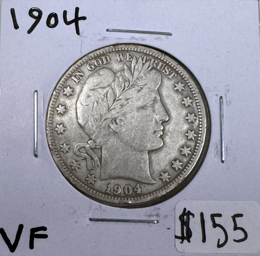 1904 Barber Half Dollar - Very Fine