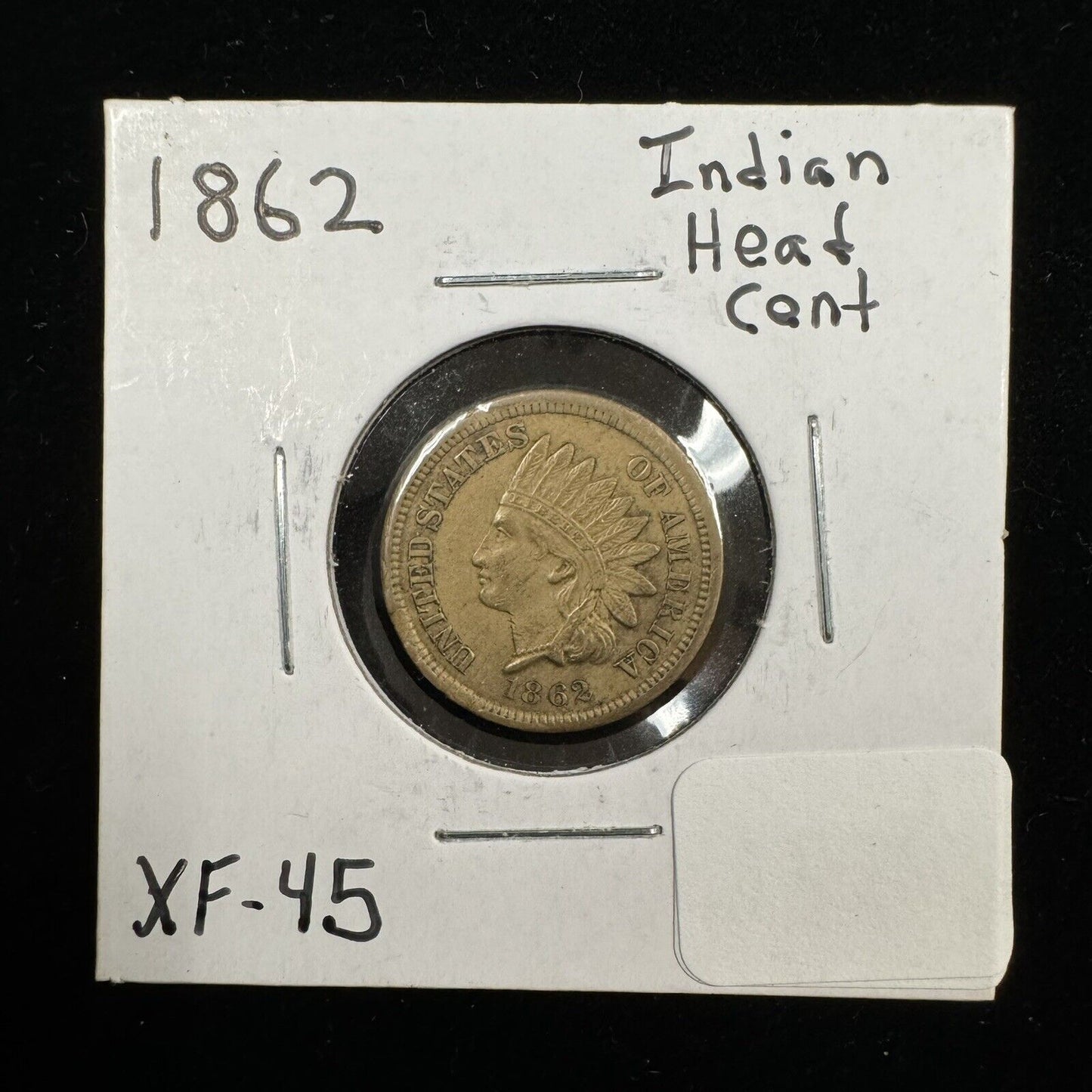 1862 Indian Head Cent - Extra Fine