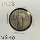 1928 Standing Liberty Quarter - Very Good