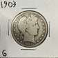 1903 Barber Half Dollar - Good