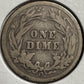 1900 O Barber Dime - Very Good