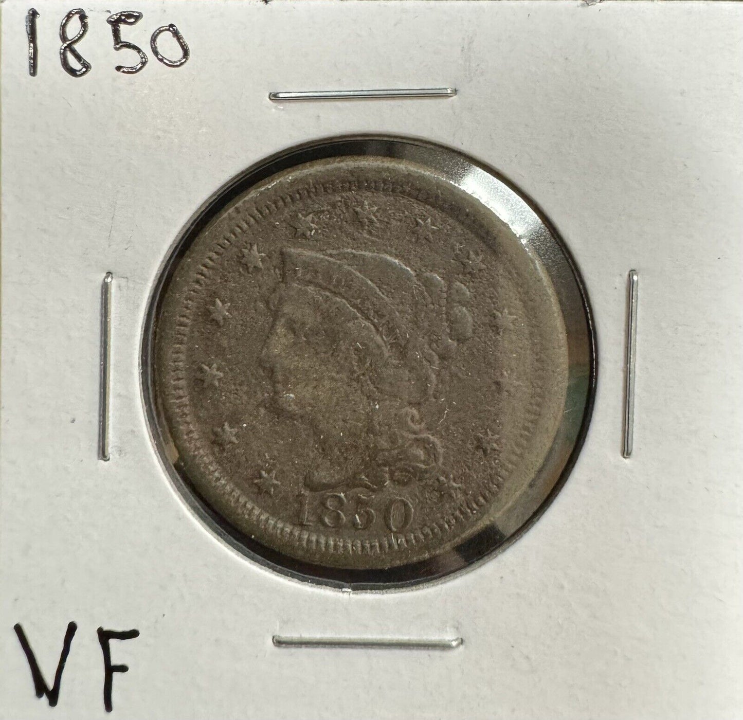 1850 Large Cent - Very Fine ( 300862 )