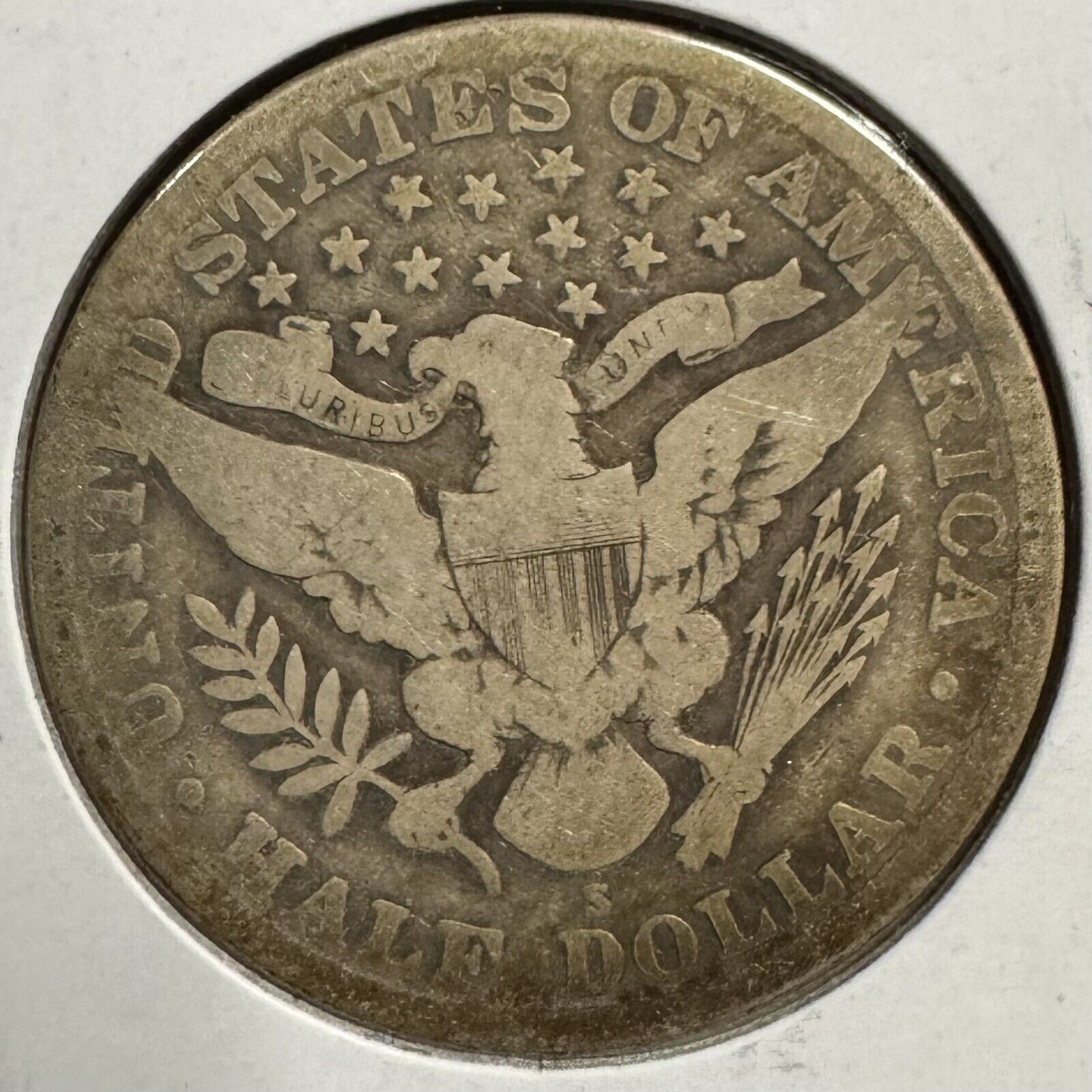 1912 S Barber Half Dollar - Good