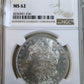 1885 O Morgan Dollar NGC - MS62 ( 301012 )