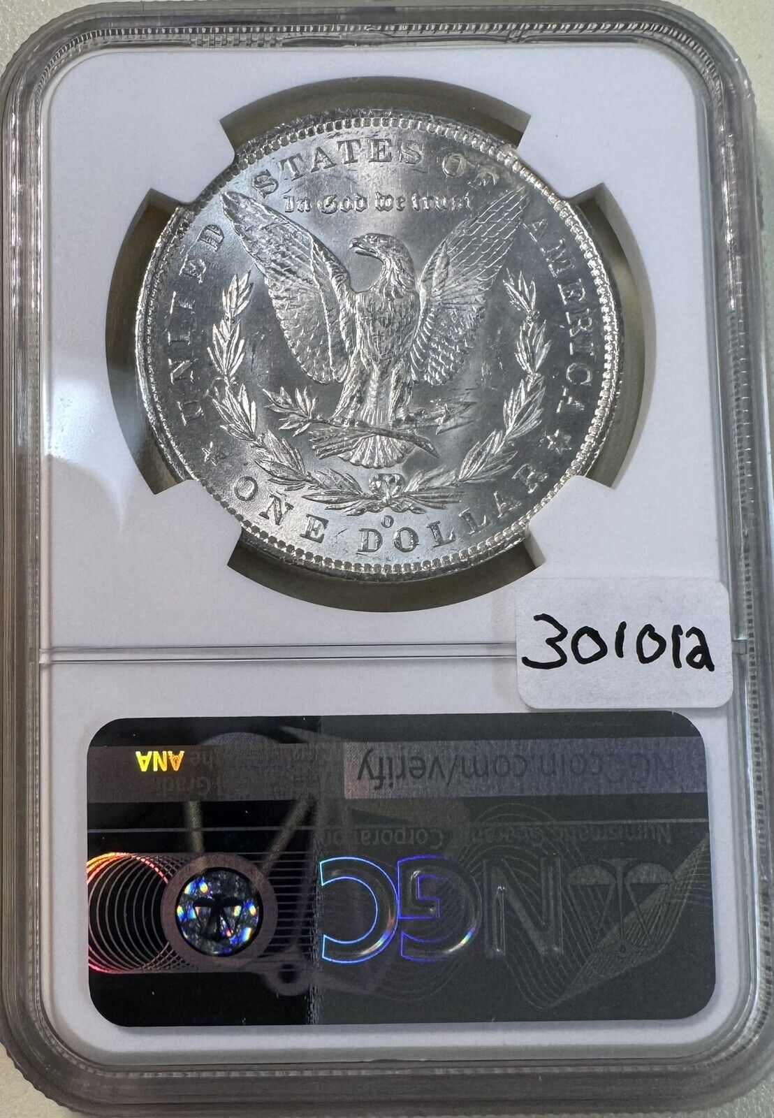 1885 O Morgan Dollar NGC - MS62 ( 301012 )