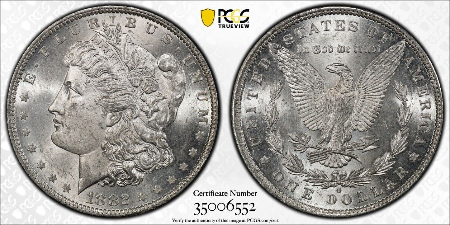 1882 Morgan Dollar PCGS - MS63 ( 300947 )