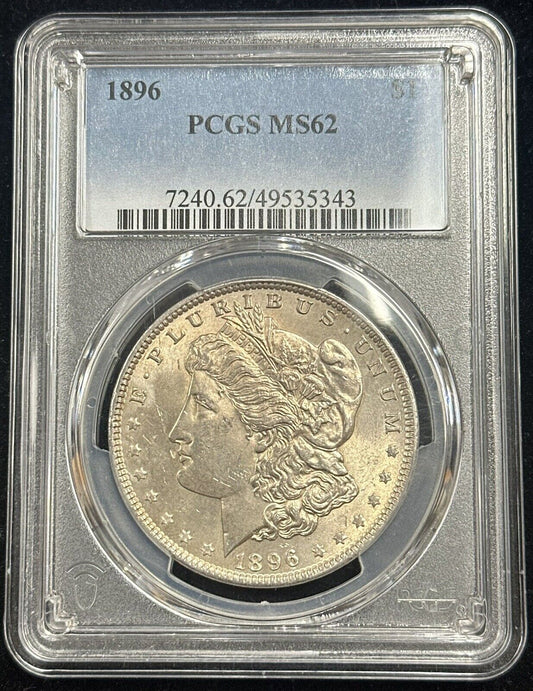 1896 Morgan Silver Dollar PCGS MS 62 (301073)