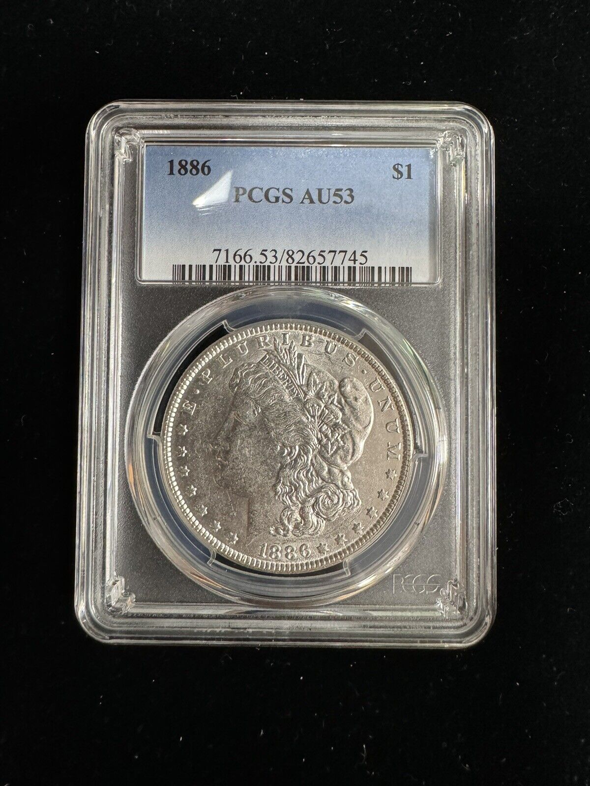 1886 PCGS AU53 Morgan Dollar