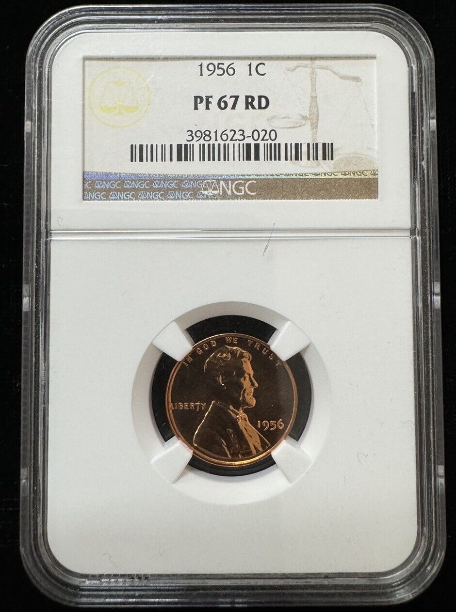 1956 Wheat Cent NGC - PF67 RD