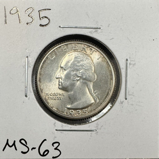 1935 Washington Quarter - Mint State