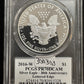 2016 W Silver Eagle PCGS - PR70 DCAM 30th Anniversary Lettered Edge