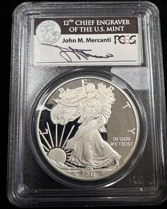 2011 W Silver Eagle PCGS - PR69 DCAM 25th Anniversary