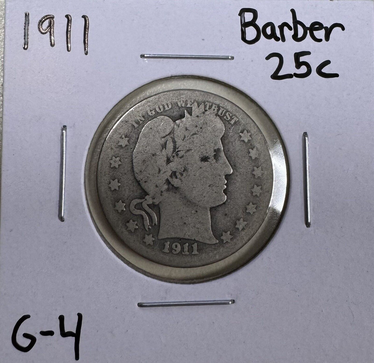 1911 Barber Quarter - Good ( 300879 )