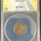 1915 S Wheat Cent ANACS VF - 25 (300992)