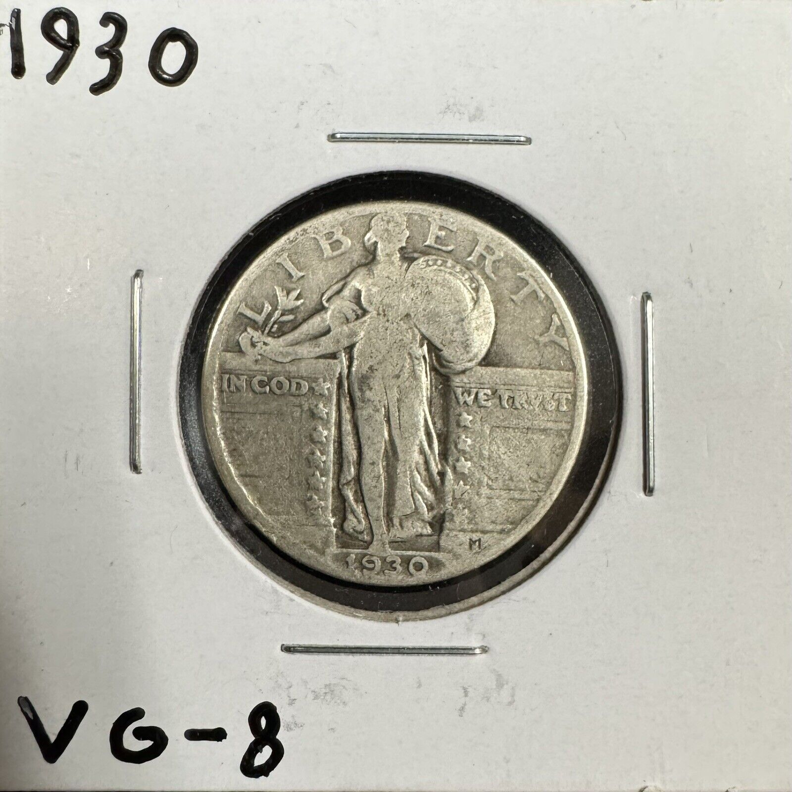 1930 Standing Liberty Quarter - Very Good