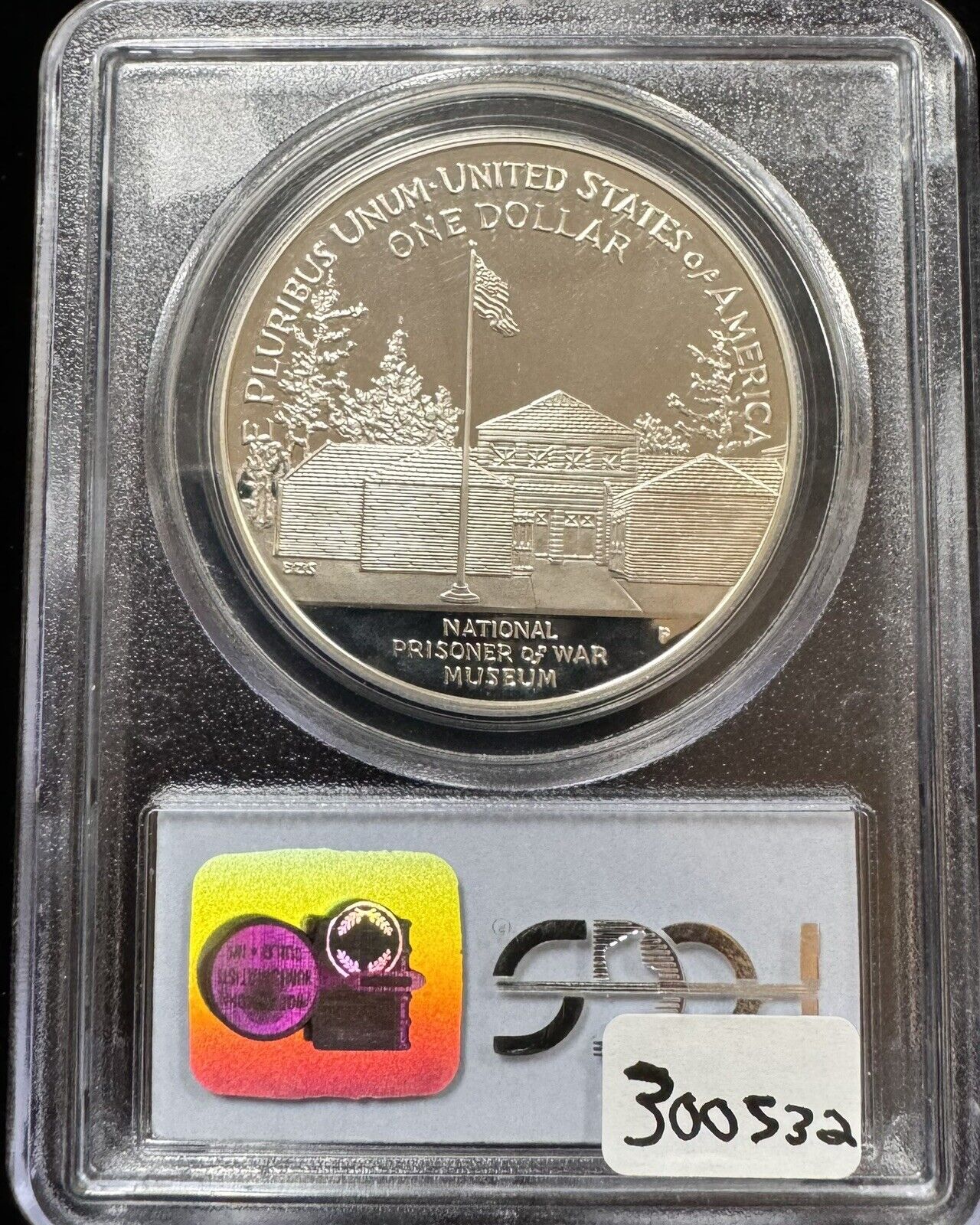 1994-P P.O.W Silver Commemorative Dollar PCGS - PR69 DCAM