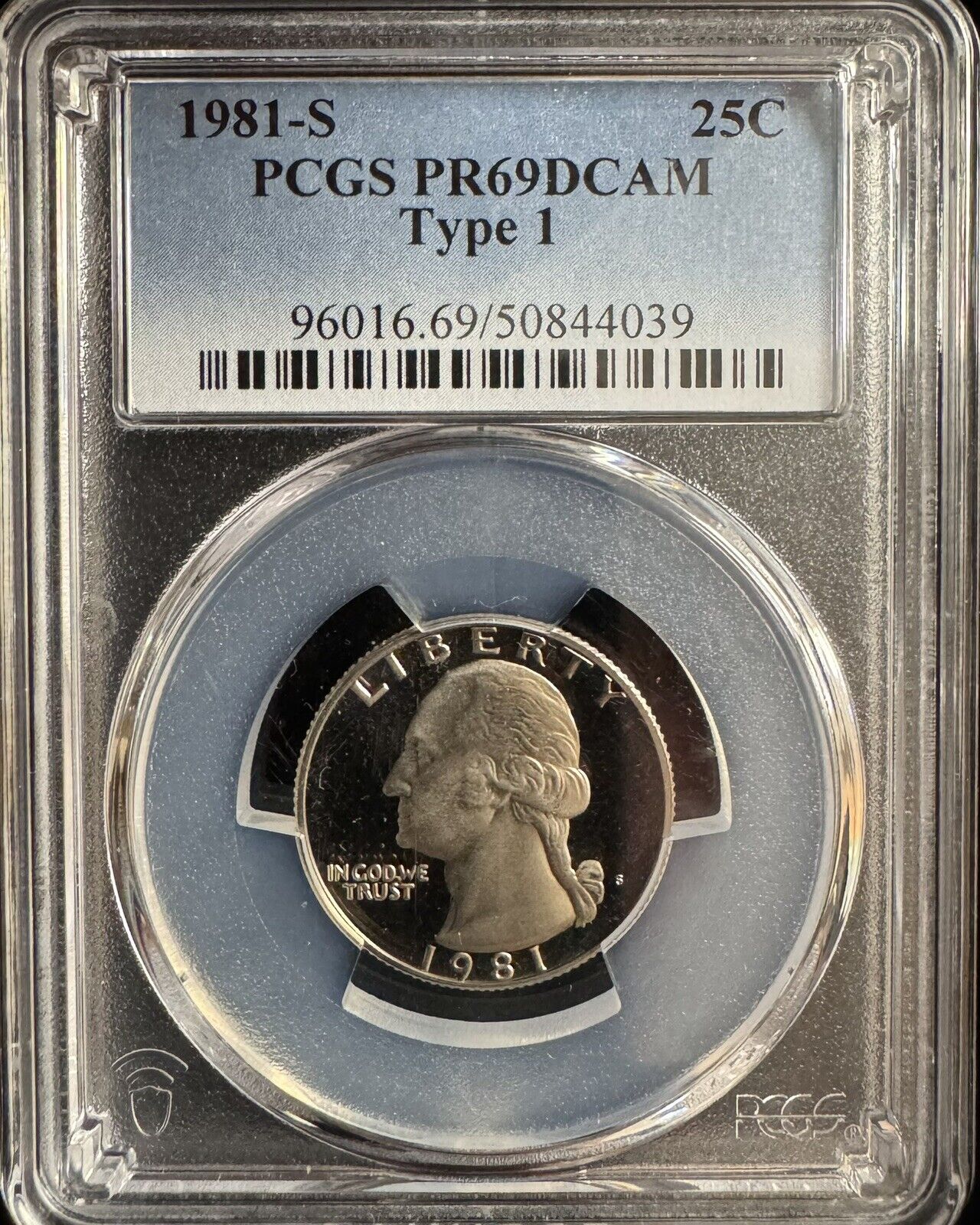 1981 S Washington Quarter PCGS - PR69 DCAM Type 1 