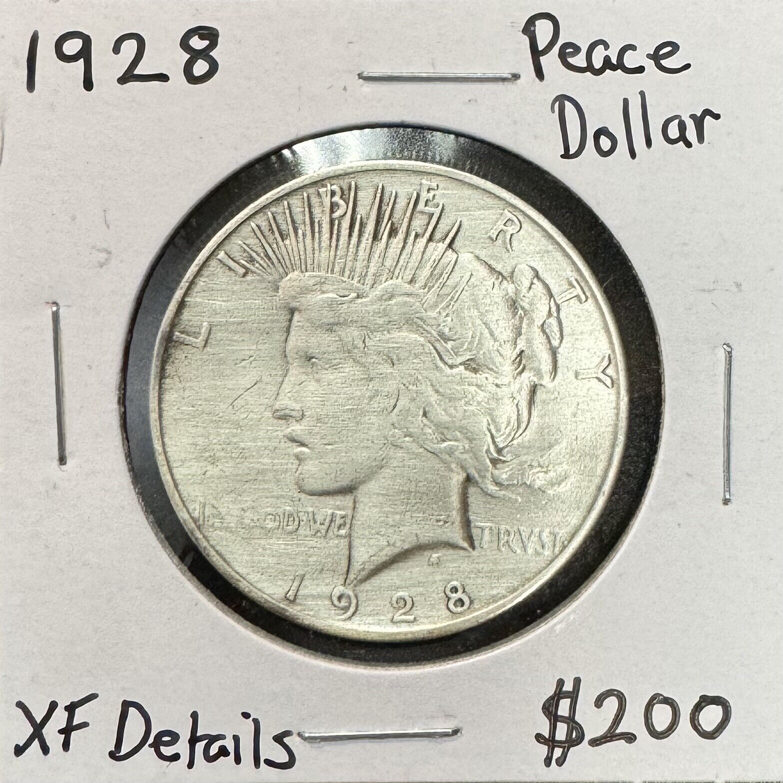 1928 Peace Dollar - Extra Fine Details ( 301140 )