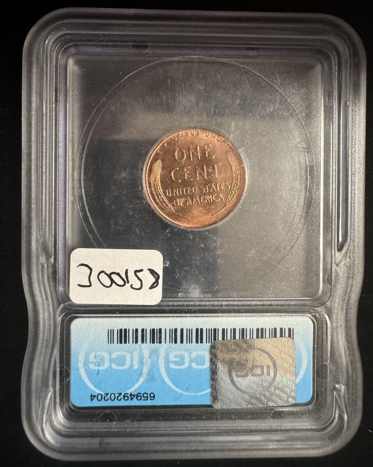 1955 Wheat Cent ICG - MS66+ RD