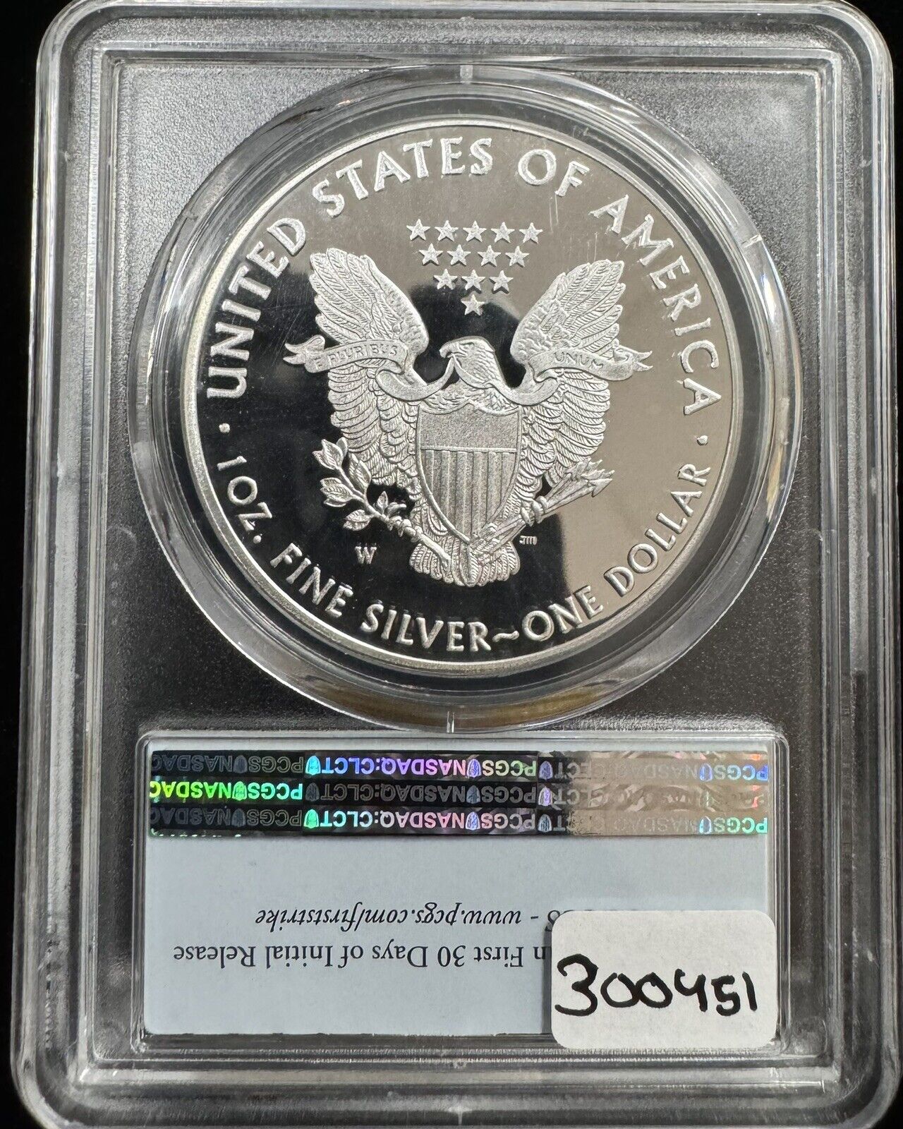 2016 W Silver Eagle PCGS - PF70 DCAM