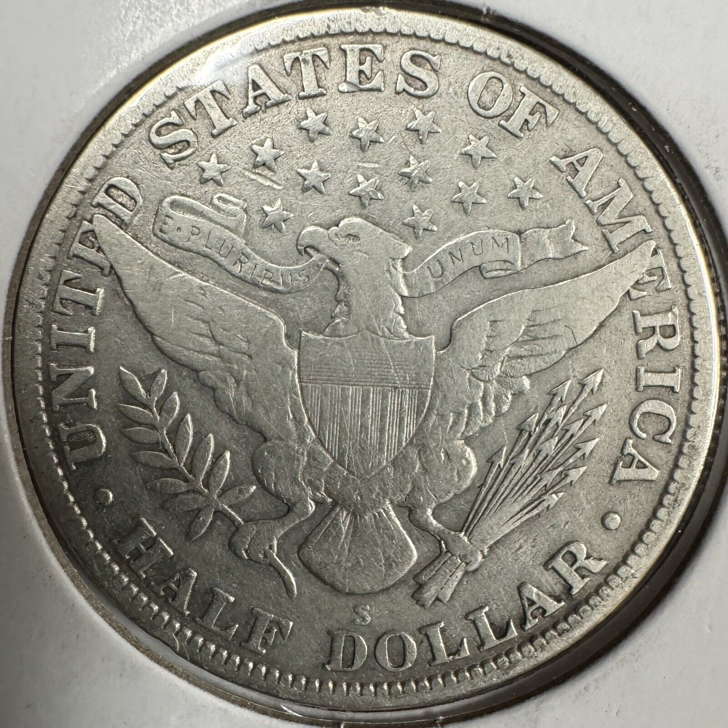 1915 S Barber Half Dollar - Fine