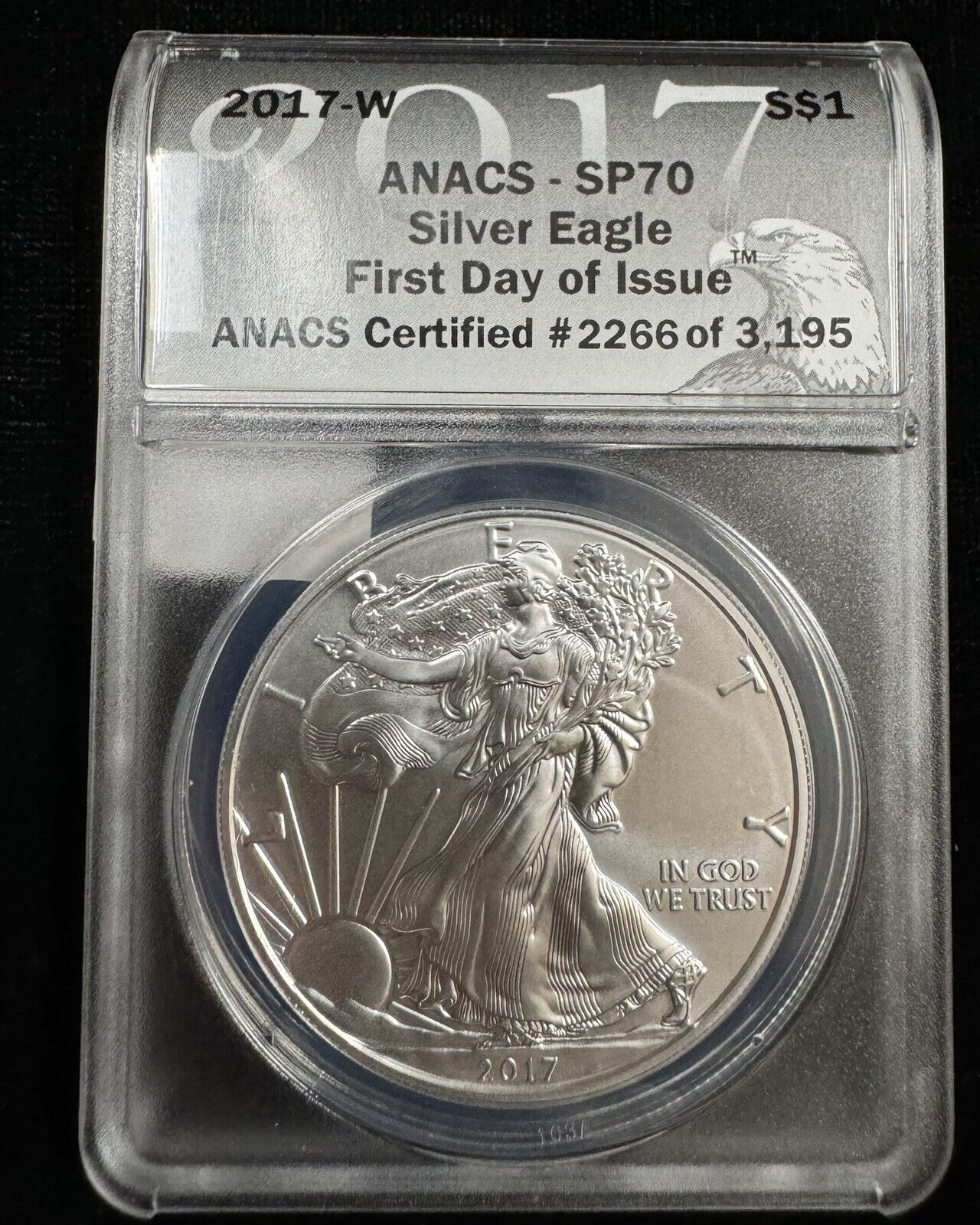 2017 W Silver Eagle ANACS - SP70