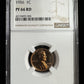 1956 Wheat Cent NGC - PF 66 RD