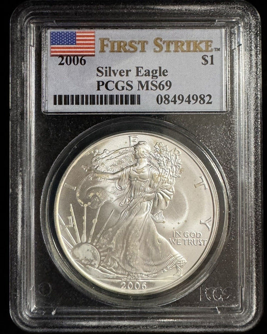 2006 Silver Eagle PCGS - MS69