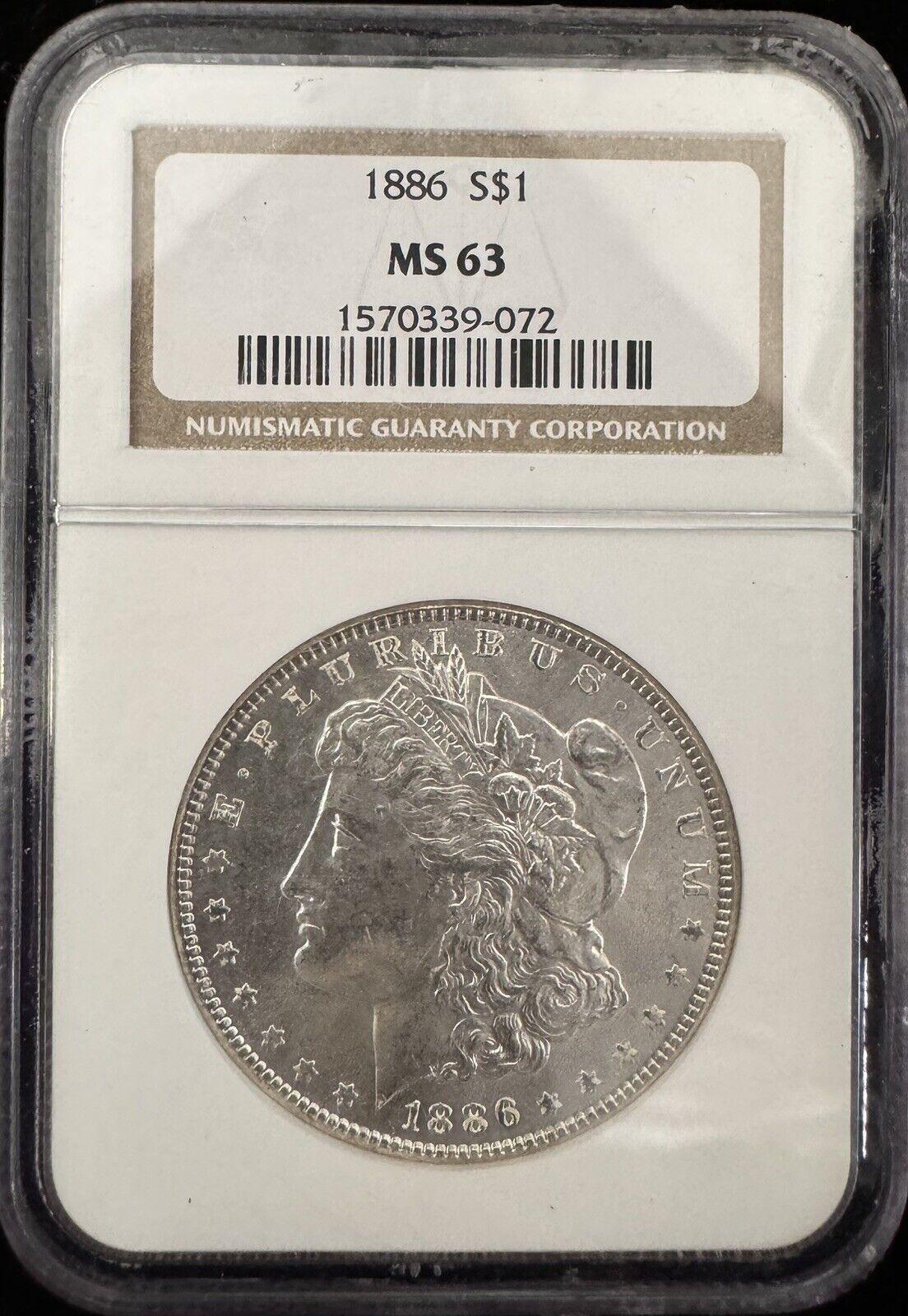 1886 Morgan Dollar NGC - MS63 ( 300817 )