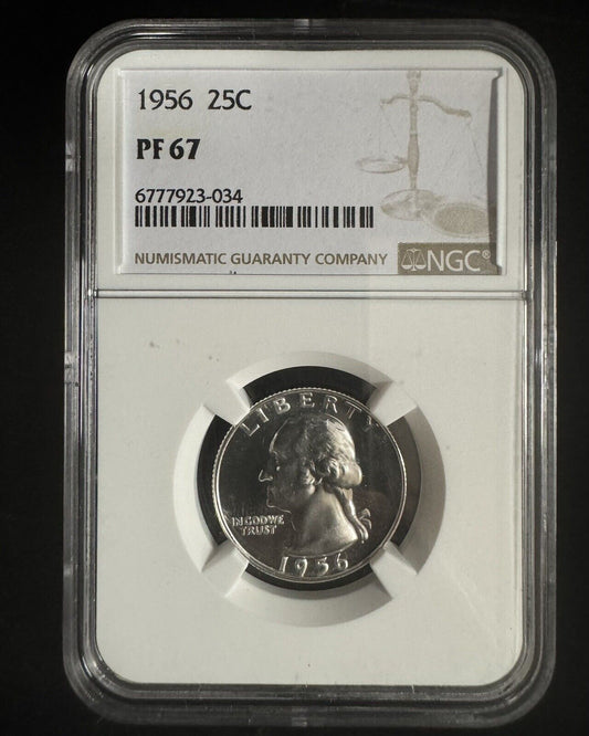 1956 Washington Quarter NGC - PR67