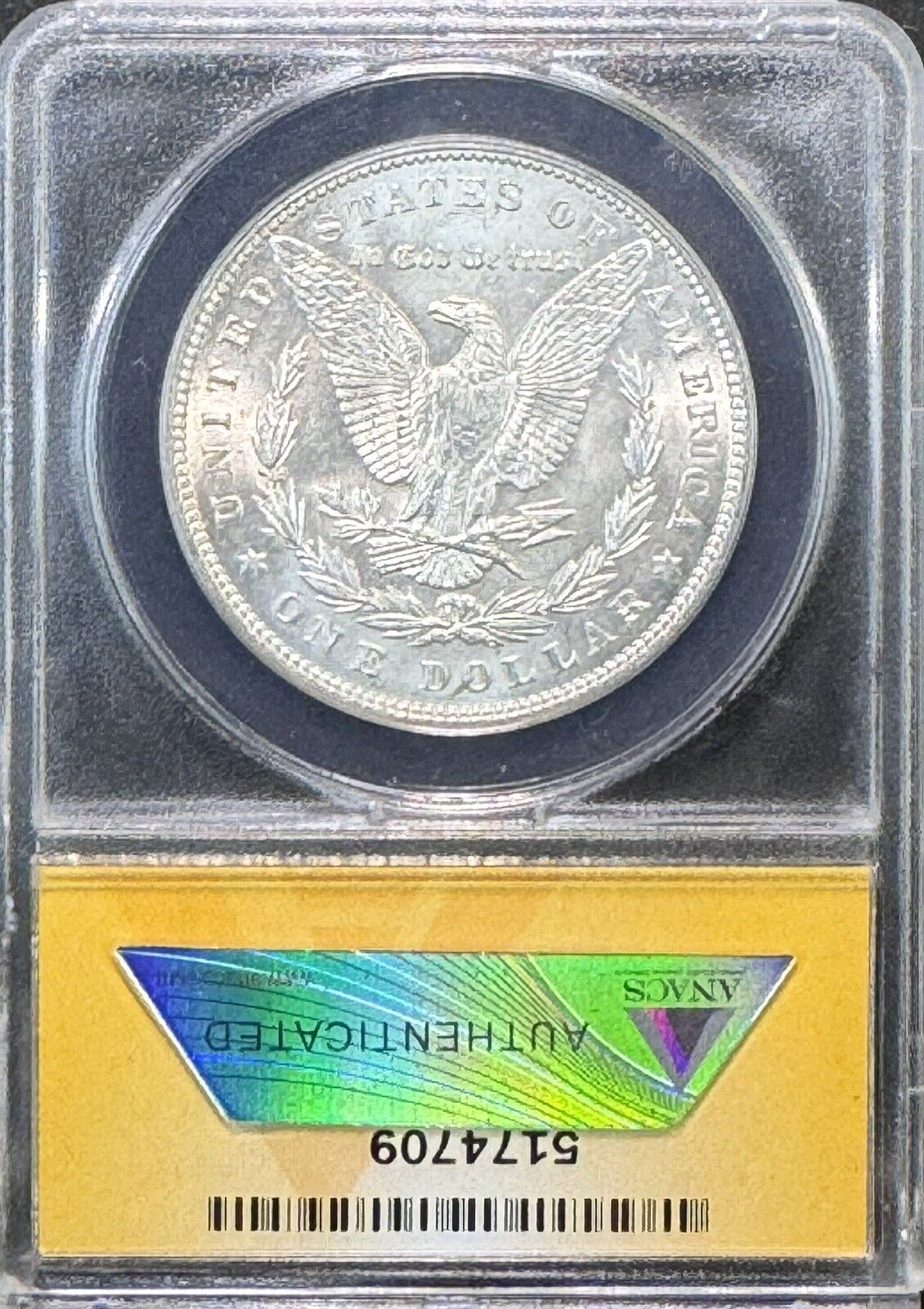 1896 Morgan Dollar - ANACS MS63 - ( 301100 )