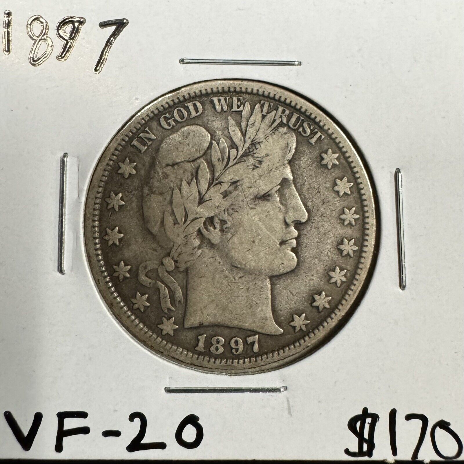 1897 Barber Half Dollar - Very Fine 