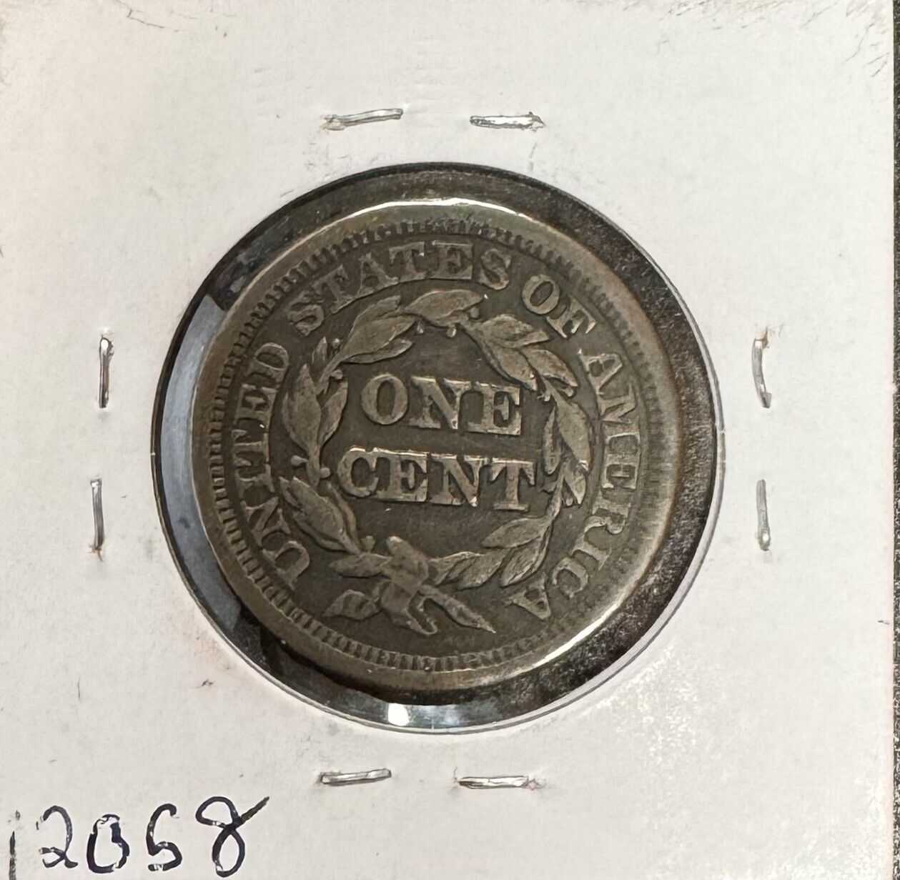 1848 Large Cent - Very Fine ( 12058 )