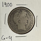 1900 Barber Half Dollar - Good