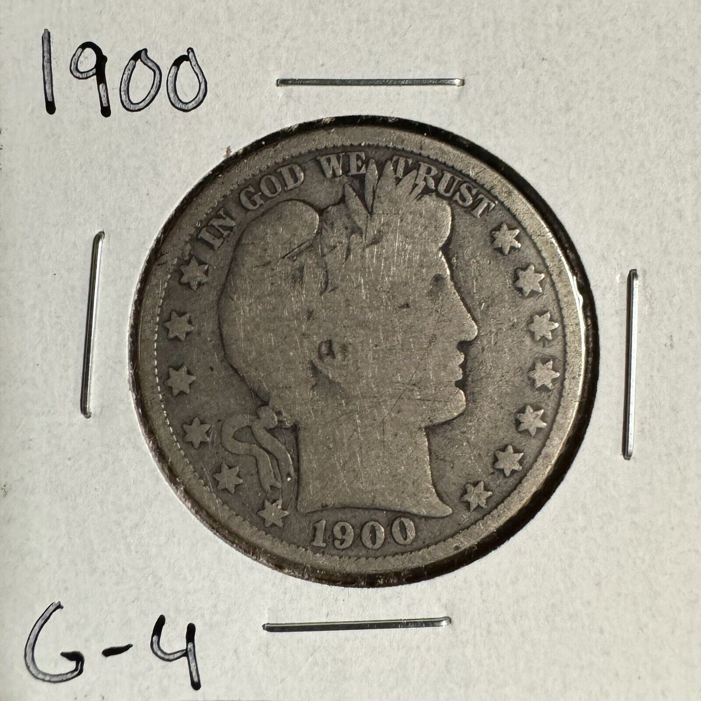 1900 Barber Half Dollar - Good