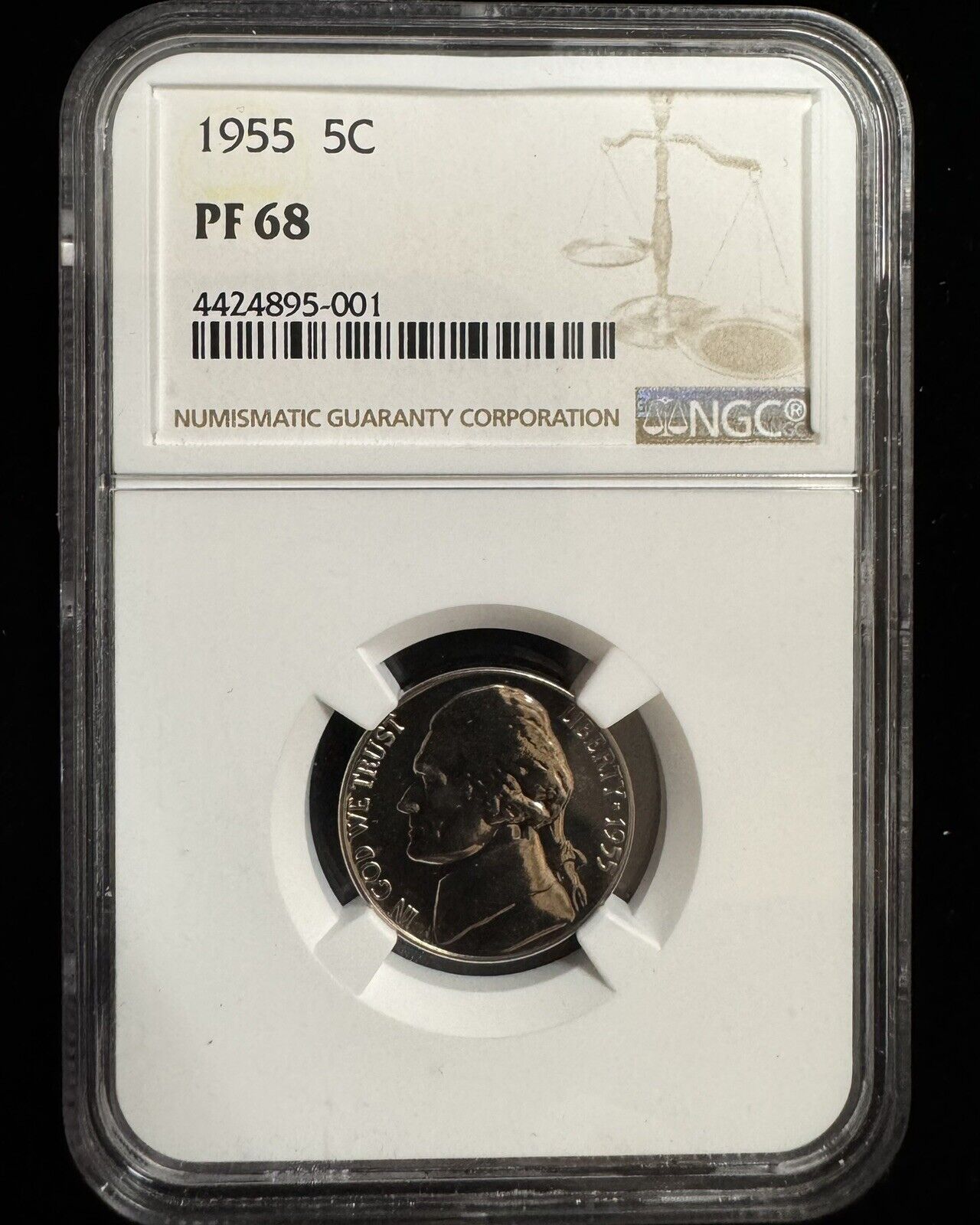 1955 Jefferson Nickel NGC - PF68