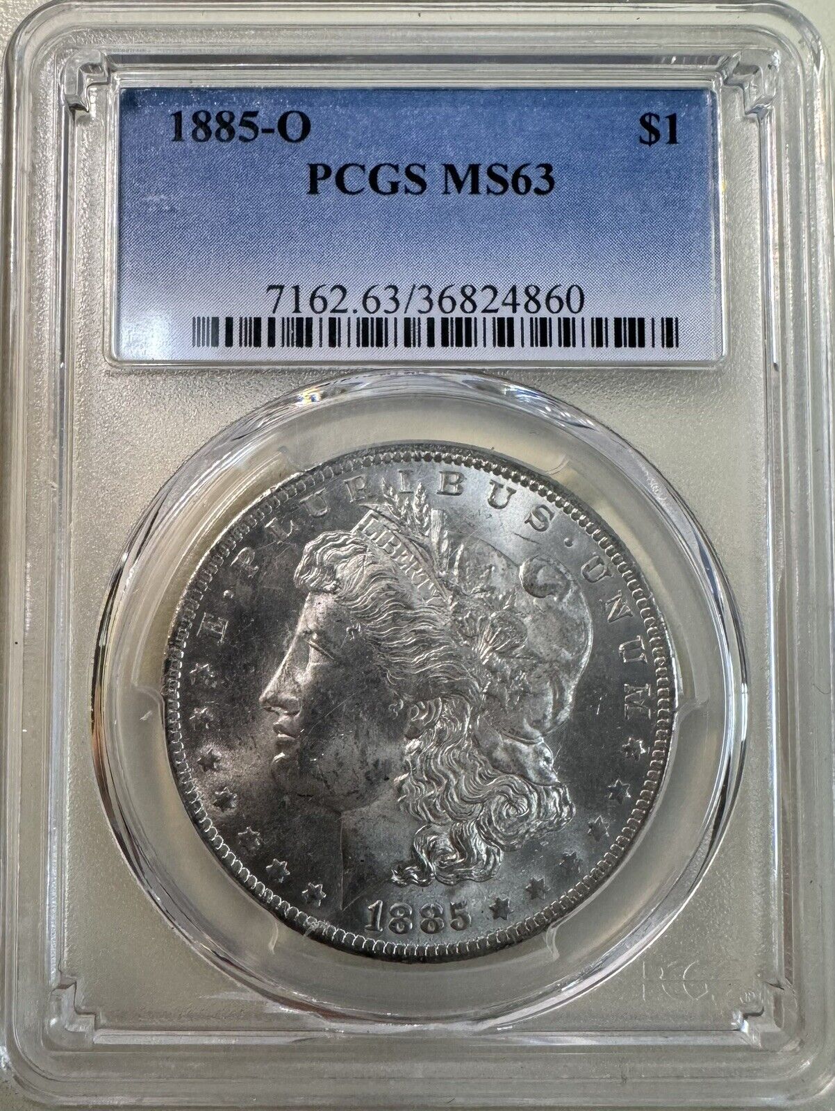 1885 O Morgan Dollar PCGS - MS63 ( 301011 )