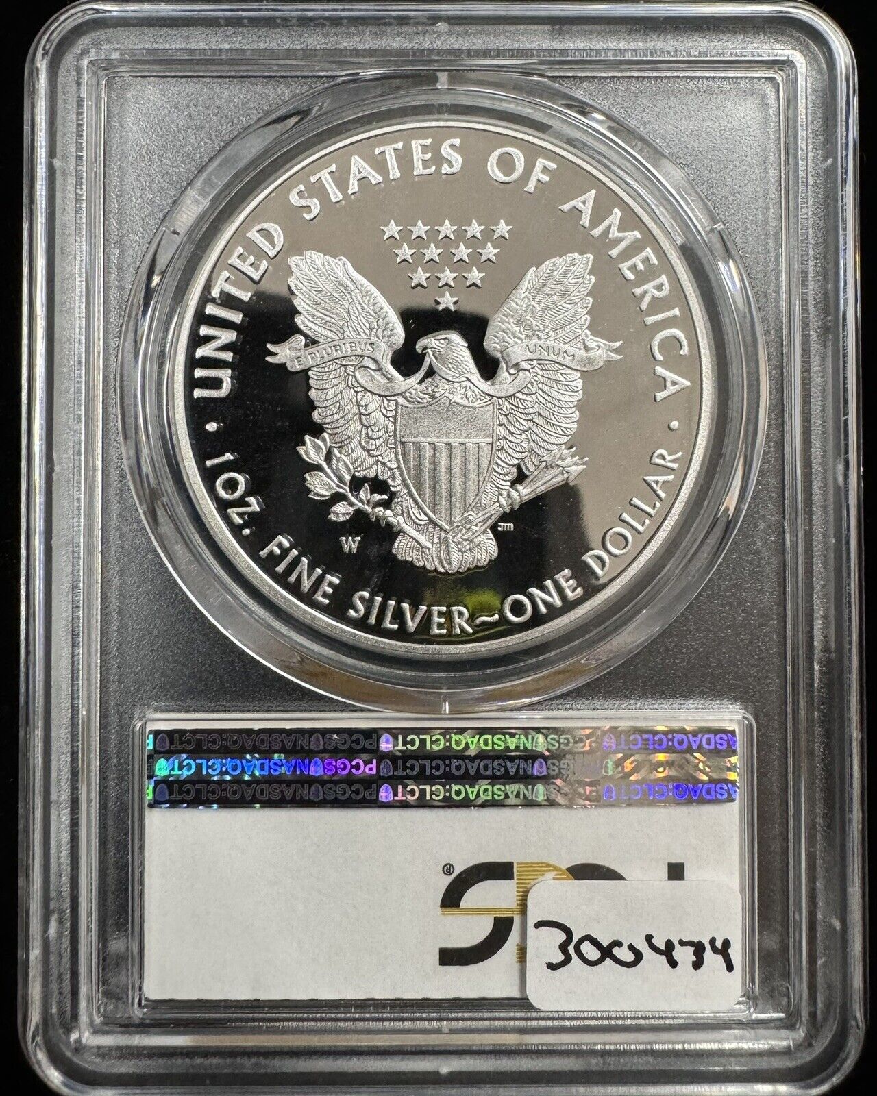 2016 W Silver Eagle PCGS - PR70 DCAM Lettered Edge