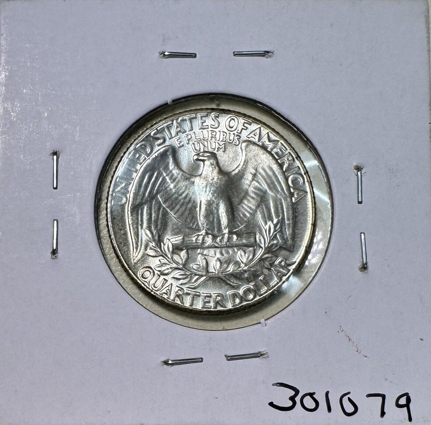 1960 Washington Quarter Type B - Mint State ( 301079 )