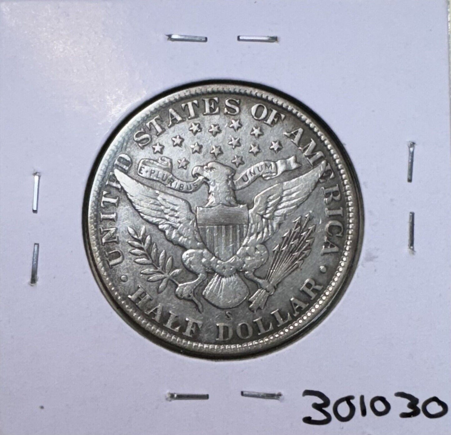 1911 S Barber Half Dollar - Very Fine ( 301030 )